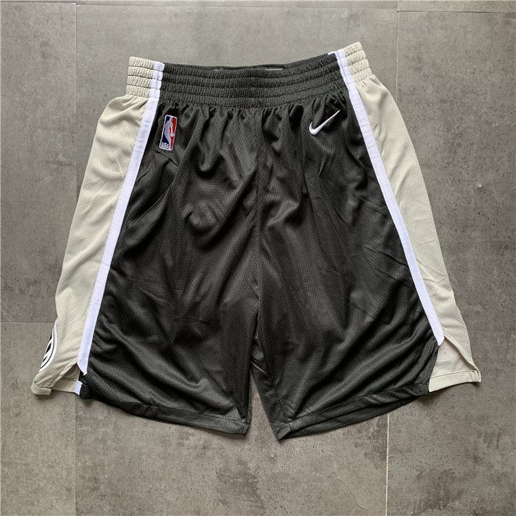 Men NBA San Antonio Spurs Black Nike Shorts 0416->utah jazz->NBA Jersey
